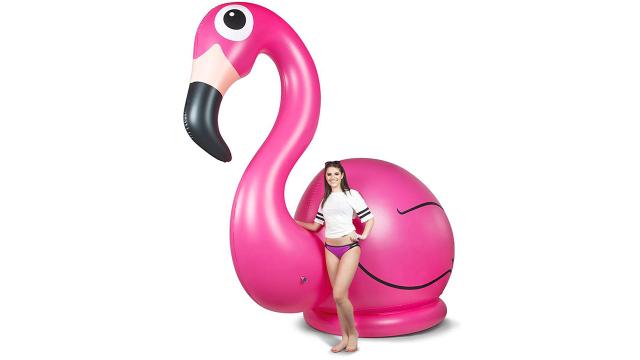 Your Neighbours Will Love A Three Metre Tall Inflatable Pink Flamingo Perched On Your Lawn