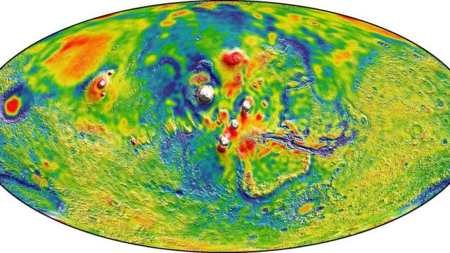 The Most Detailed Gravity Maps Of Mars Let Us Peer Inside The Planet