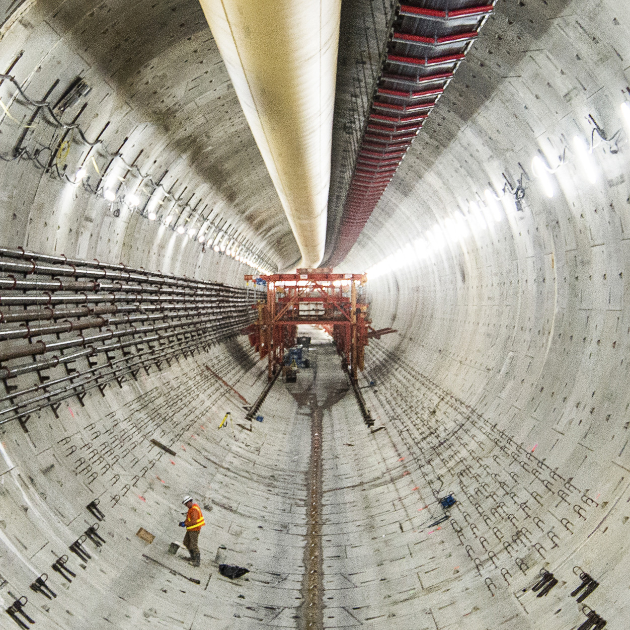 The Two-Mile-Long Tunnel Beneath Seattle Makes Humans Look So Tiny