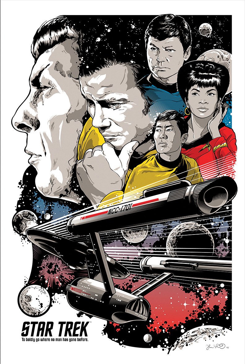 Leonard Nimoy’s Final Artwork Is One Of 50 Pieces Of Star Trek Art Going On Tour