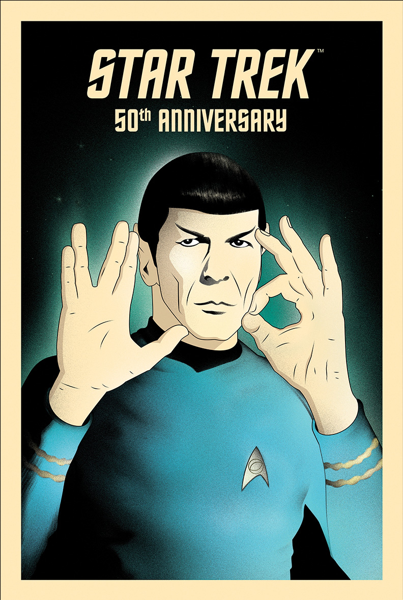 Leonard Nimoy’s Final Artwork Is One Of 50 Pieces Of Star Trek Art Going On Tour