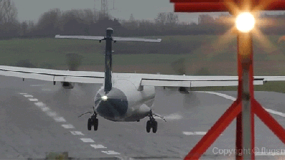 Watching These Aeroplanes Try To Land In Crazy Winds Is The Scariest Thing