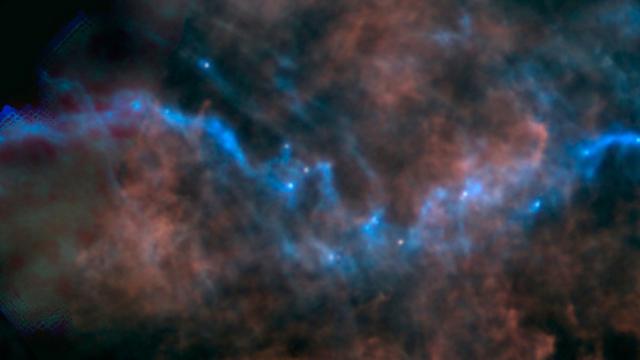 This Ribbon Of Dust And Gas Will Become A Series Of Stunning Stars