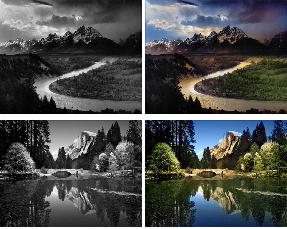 This Software Creates Vivid Colour Pictures From Black-and-White Photos