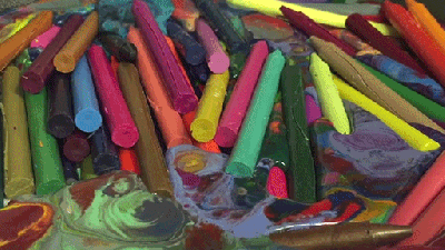 Melting Crayons Gets Pretty Psychedelic
