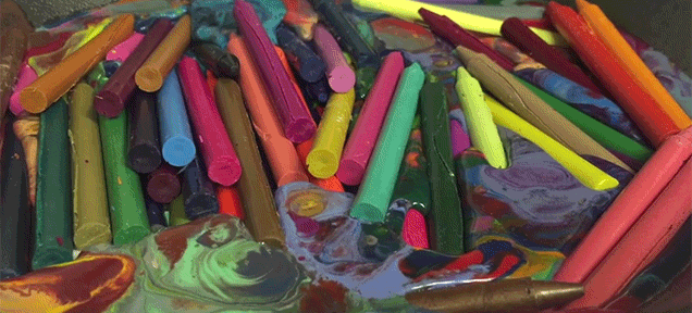Melting Crayons Gets Pretty Psychedelic