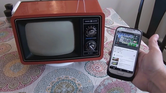 Guy Gets Chromecast To Work On Vintage TV, Results In Great Fun