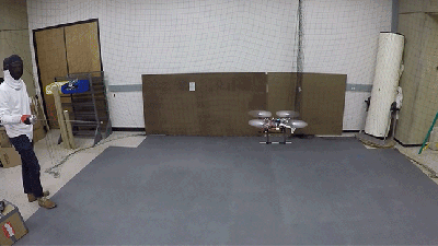 Sick Swordfighting Skills Keep This Drone From Crashing