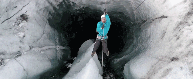 Climbing The Ice Structures In Iceland Looks Like One Of The Most Bad Arse Things You Can Do