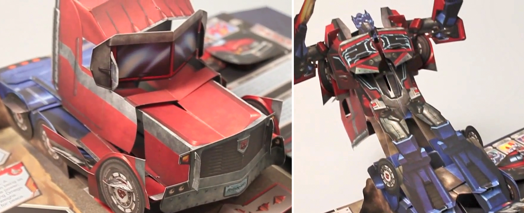 Transformers Pop-Up Book Features Paper Robots That Actually Transform