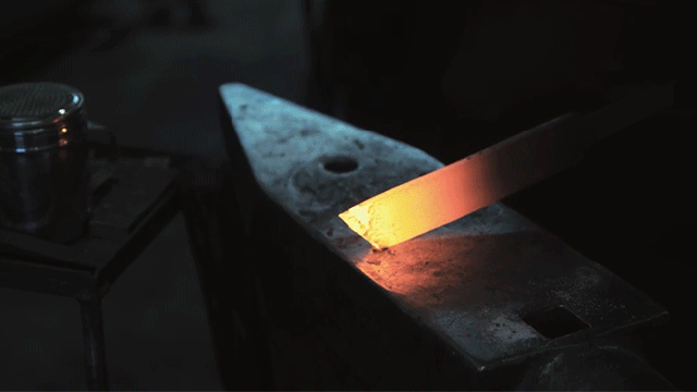 The Werner Herzog Of Blacksmiths Makes A Knife From A Wagon Wheel