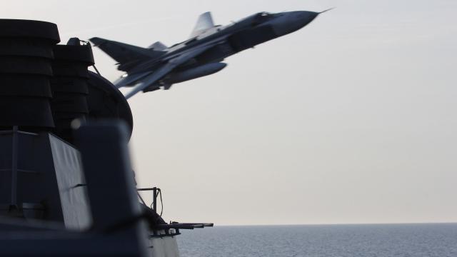 Russian Planes Just Came Really, Really Close To Hitting A US Navy Destroyer 