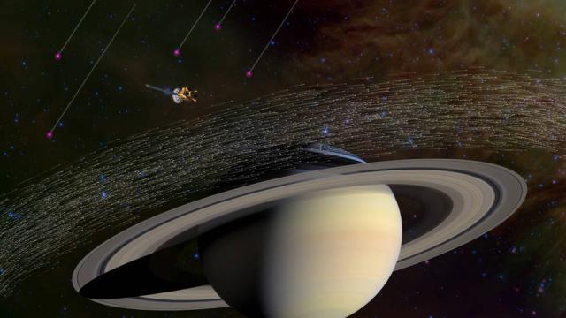 Some Of Saturn’s Dust Comes From Beyond Our Solar System 