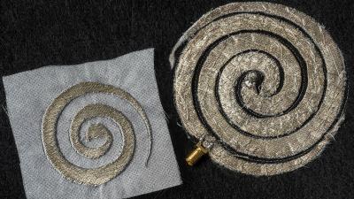 These Embroidered Antennas And Circuits Are Perfect For Wearable Electronics