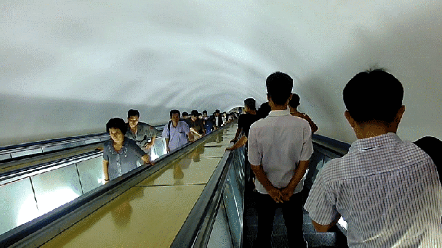 Take A Rare Look Inside North Korea’s Secretive Metro