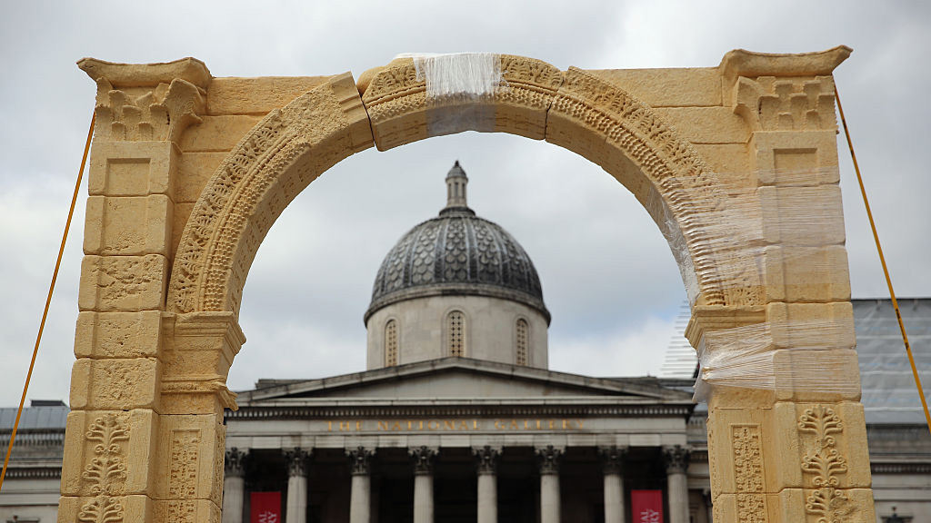 Replica Of Syria’s Arch Of Triumph Built In London From 3D Scans