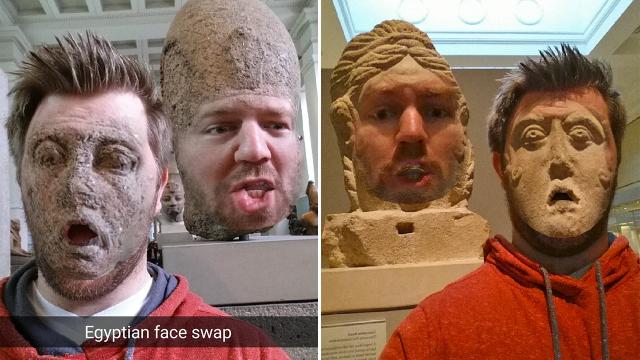 Face Swapping With Ancient Statues Is A Brilliant Use Of The Technology