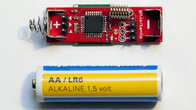 Think Of The Things You Could Do With This AA-Sized Arduino Board