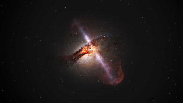 A Dozen Black Holes Are Mysteriously Spewing Energy In The Same Direction