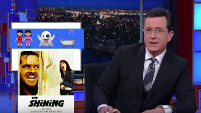 Stephen Colbert Imagines How We Could Remake All Movies With Emoji