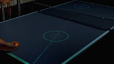 Super Smart Ping Pong Table Teaches You How To Play Like A Pro