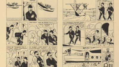 Original Tintin Art Fetches $1.2 Million At Auction
