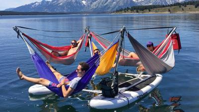 Maximise A Lazy Summer Afternoon With This Absurd Raft Full Of Hammocks