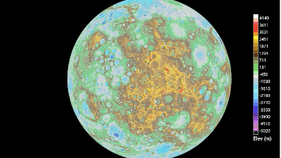 This Map Of Mercury Is Perfect For Interplanetary Roadtrip Planning