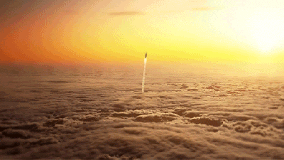 Gorgeous Animation Shows A Spaceship Mysteriously Travelling To A Universe Beyond