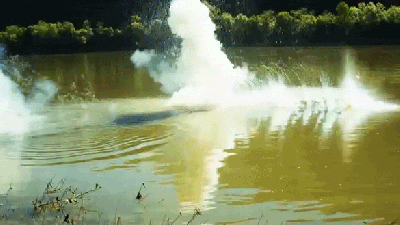 Skipping A Pound Of Sodium Across A Lake Is Way More Fun Than Skipping A Rock