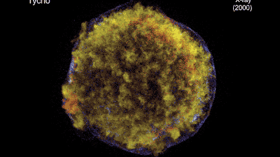 Watch The Tycho Supernova Remnant Expand, Centuries After It First Exploded