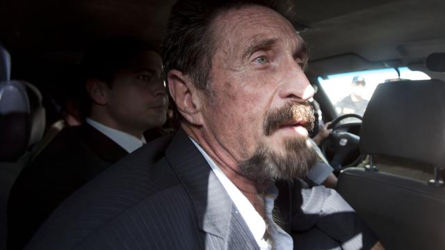 John McAfee Apparently Tried To Trick Reporters Into Thinking He Hacked WhatsApp
