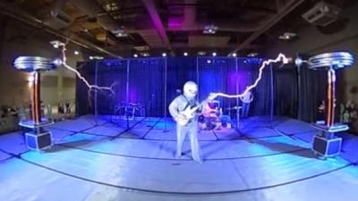 Watch Musical Tesla Coils Electrify An Audience In Glorious 360 Video