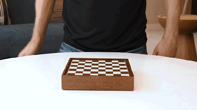 Clever Chess Set Is Already Set Up And Ready To Play When You Open The Box