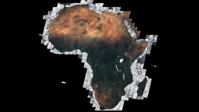 Stunning 7000-Image Satellite Mosaic Of Africa Doesn’t Have A Single Cloud