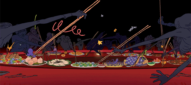 Fun Animation Captures The Wild World Of Eating At A Chinese Restaurant