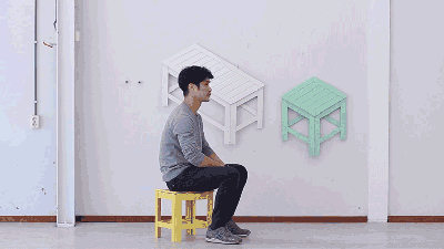 Furniture That Flattens Into Wall Art Is Perfect For Cramped Apartments