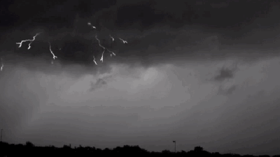 Watch Lightning Creep Towards Earth In Super Slow Motion
