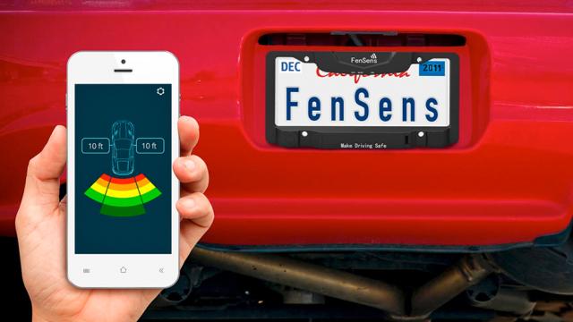 Ultra Simple Licence Plate Sensor Adds Collision Protection To Any Car