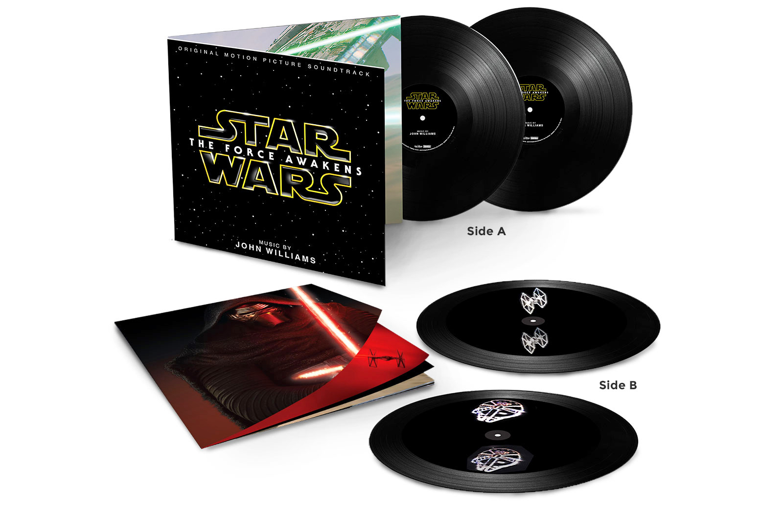 The Force Awakens’ Soundtrack On Vinyl Has 3D Spinning Holograms Etched Onto The Records