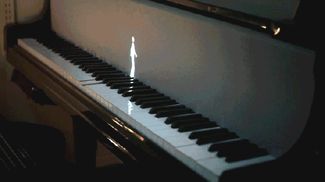 Watch Stick Figures Dance Across An Interactive Piano Like They’re Playing It