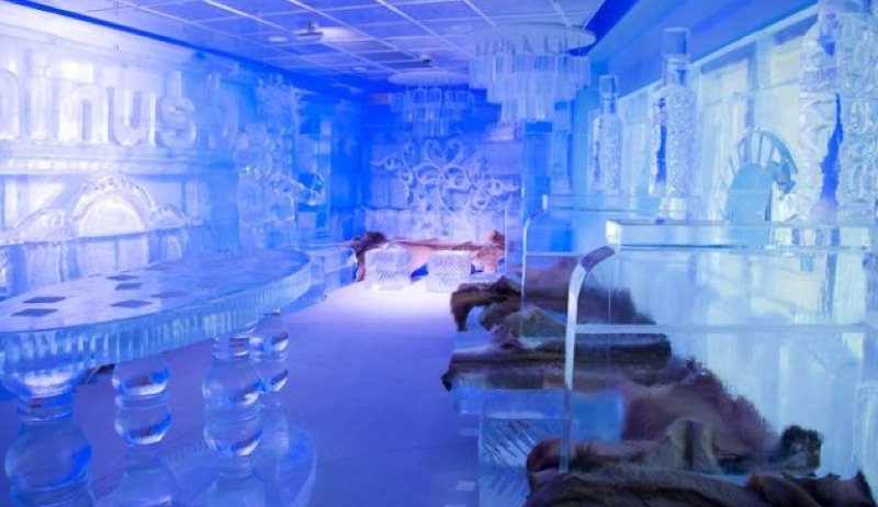 How The World’s Most Glamorous Ice Bar Stays Frozen In The Middle Of The Desert