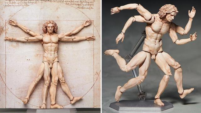 Da Vinci’s Vitruvian Man Proves Action Figures Can Be Art