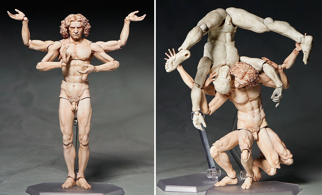 Da Vinci’s Vitruvian Man Proves Action Figures Can Be Art
