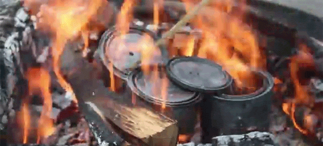 How To Make Charcoal With A Paint Can
