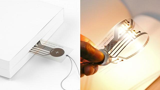 Add A Battery And This Ultra-Thin Bookmark Becomes A Reading Light