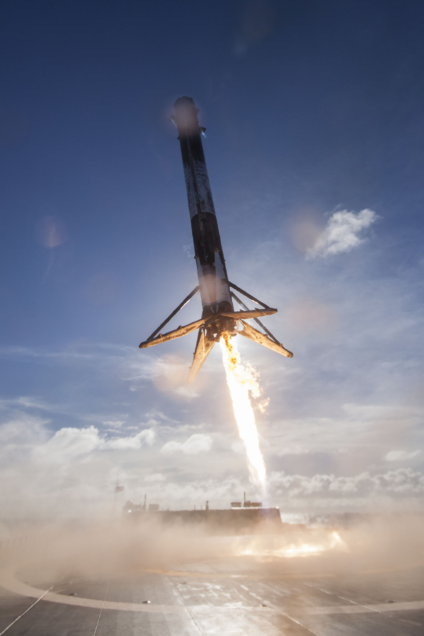Watching A SpaceX Rocket Land On A Drone Barge Never Gets Old