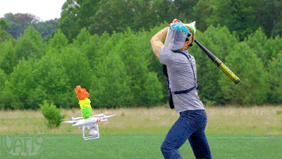 Putting A Piñata On A Flying Drone Seemed Like A Good Idea At First