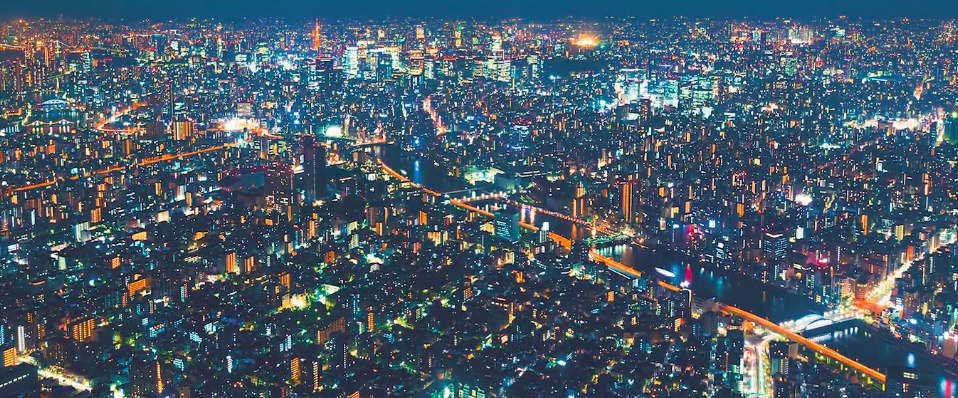 Seeing Tokyo At Night From Above Makes It Look Like A City For The Machines