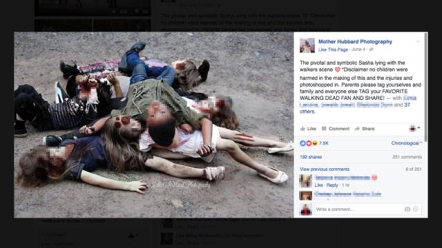 Toddlers Depict Walking Dead’s Bloodiest Scenes In Disconcerting Photo Shoot